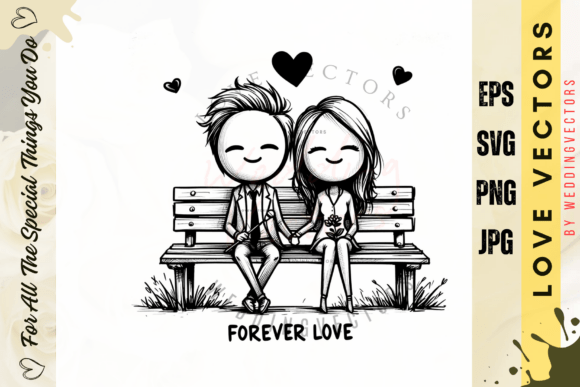 C529: A Fine Art Illustration of Everlasting Romance