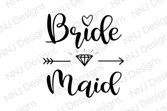 Creating Cohesive Wedding Stationery with Bride Maid SVGs