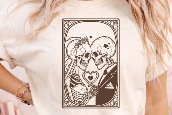 Dark Romance Design: Using the Skeleton Tarot Couple