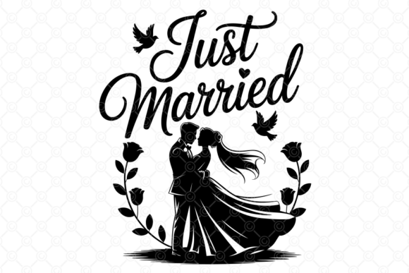 Just Married SVG: Your All-in-One Wedding Design Asset