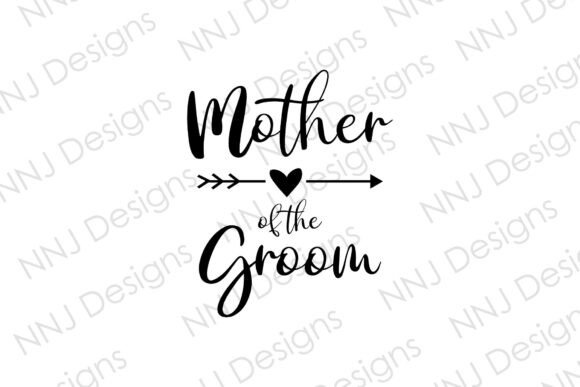 Mother of the Groom SVG: Elegant Wedding Design