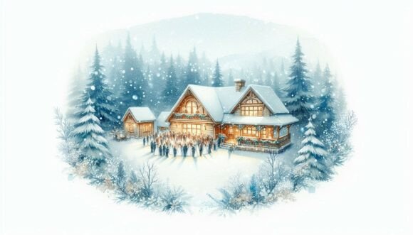 Snowy Lodge Wedding: A Typeface for Cozy Elegance